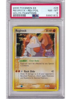 Regirock 28/110 Reverse Foil PSA 8