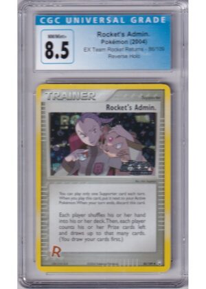 Rocket's Admin. 86/109 Reverse Foil CGC 8.5
