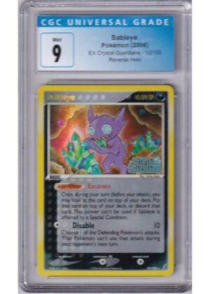 Sableye 10/100 Reverse Foil CGC 9