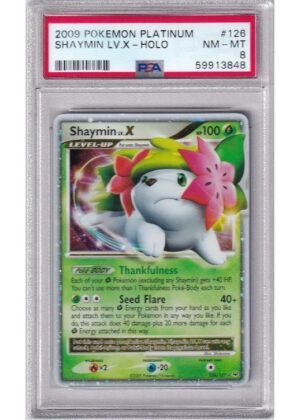 Shaymin LV.X 126/127 PSA 8