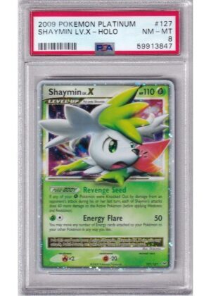 Shaymin LV.X 127/127 PSA 8