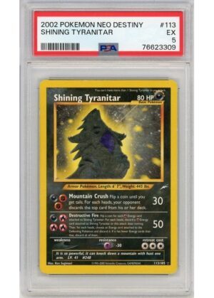 Shining Tyranitar 113/105 PSA 5