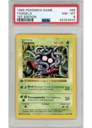 Tangela 66/102 1st Edition PSA 8