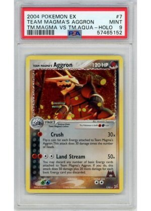 Team Magma's Aggron 7/95 PSA 9