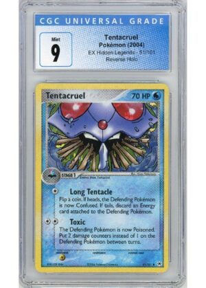 Tentacruel 51/101 Reverse Foil CGC 9