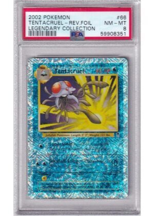 Tentacruel 66/111 Reverse Foil PSA 8