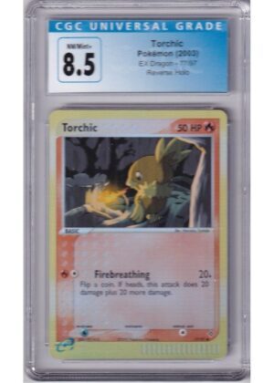Torchic 77/97 Reverse Foil CGC 8.5