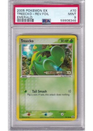Treecko 70/106 Reverse Foil PSA 9