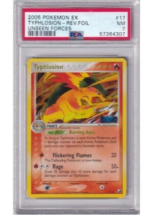 Typhlosion 17/115 Reverse Foil PSA 7