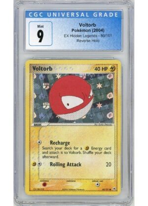 Voltorb 80/101 Reverse Foil CGC 9