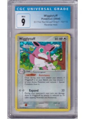 Wigglytuff 52/112 Reverse Foil CGC 9