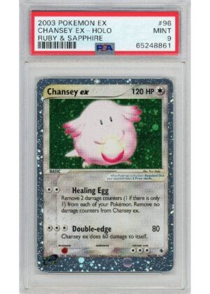 Chansey ex 96/109 PSA 9