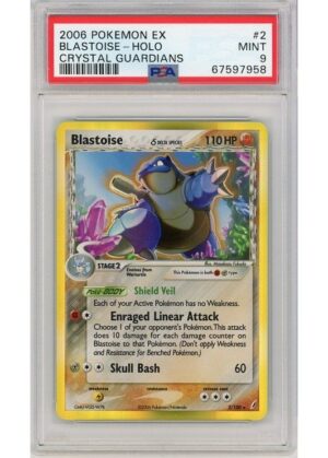Blastoise 2/100 PSA 9