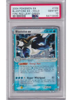 Blastoise ex 104/112 PSA 10