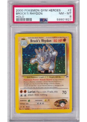 Brock's Rhydon 2/132 PSA 8