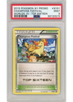 Champions Festival Top-Sixteen Stamp XY91 PSA 9