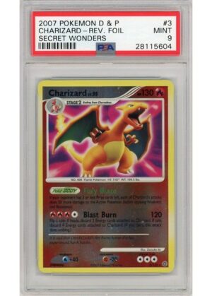 Charizard 3/132 Reverse Foil PSA 9