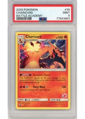Charizard Battle Academy Charizard Deck #39 3/70 PSA 9
