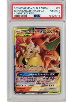 Charizard & Braixen GX 22/236 PSA 10