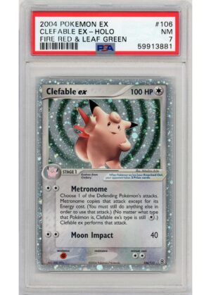 Clefable ex 106/112 PSA 7