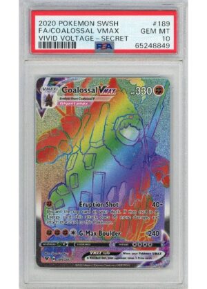 Coalossal VMAX 189/185 PSA 10
