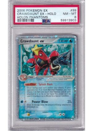 Crawdaunt ex 99/110 PSA 8