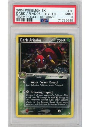 Dark Ariados 30/109 Reverse Foil PSA 9