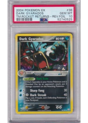 Dark Gyarados 36/109 Reverse Foil PSA 10