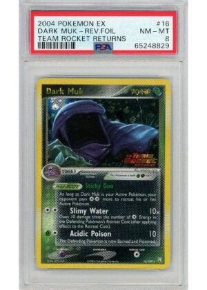 Dark Muk 16/109 Reverse Foil PSA 8
