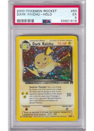 Dark Raichu 83/82 PSA 5
