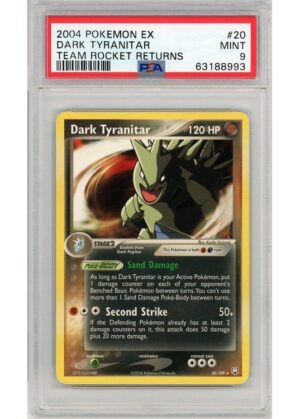 Dark Tyranitar 20/109 PSA 9