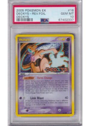 Deoxys 16/107 Reverse Foil PSA 10