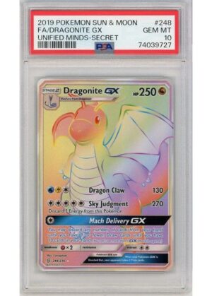 Dragonite GX 248/236 PSA 10