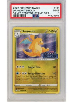 Dragonite Silver Tempest Stamp 131/195 PSA 9