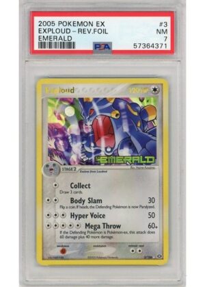 Exploud 3/106 Reverse Foil PSA 7