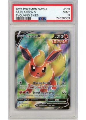 Flareon V 169/203 PSA 9