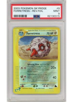 Forretress 9/144 Reverse Foil PSA 9