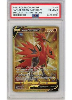 Galarian Zapdos V 182/172 PSA 10