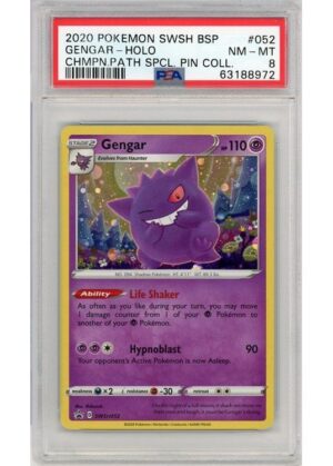 Gengar SWSH052 PSA 8