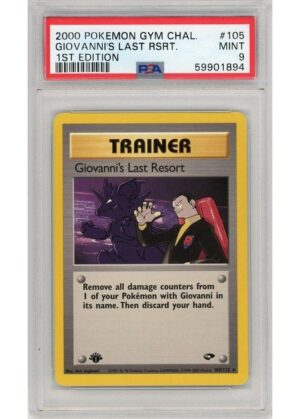 Giovanni's Last Resort 105/132 1st Edition PSA 9