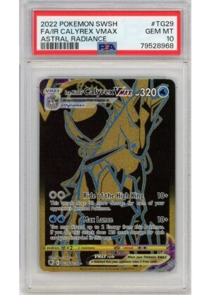 Ice Rider Calyrex VMAX TG29/TG30 PSA 10