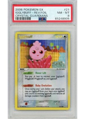 Igglybuff 21/100 Reverse Foil PSA 8