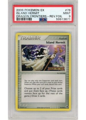Island Hermit 76/101 Reverse Foil PSA 9