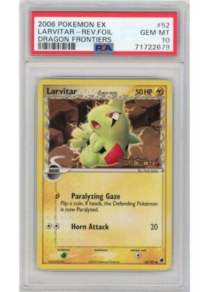 Larvitar &delta; 52/101 Reverse Foil PSA 10