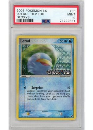 Lotad 35/107 Reverse Foil PSA 9