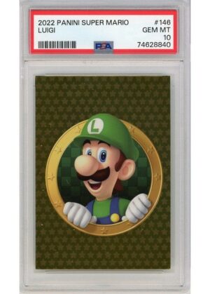 Luigi (Panini Super Mario) 146 PSA 10