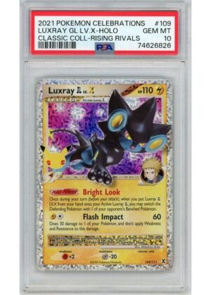 Luxray  LV.X – Classic Collection 109/111 PSA 10