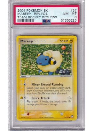 Mareep 67/109 Reverse Foil PSA 8