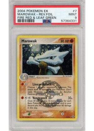 Marowak 7/112 Reverse Foil PSA 9