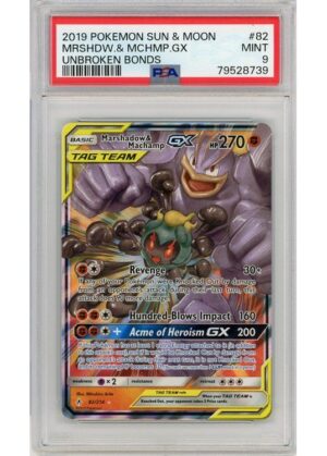 Marshadow & Machamp GX 82/214 PSA 9